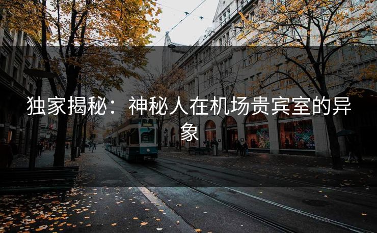 独家揭秘：神秘人在机场贵宾室的异象